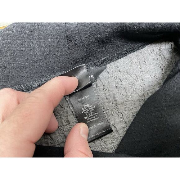 Ali Miles Tunic Top Shirt Size 3X Stretch Pockets Crinkle Cowl Neck Blouse - Picture 5 of 9